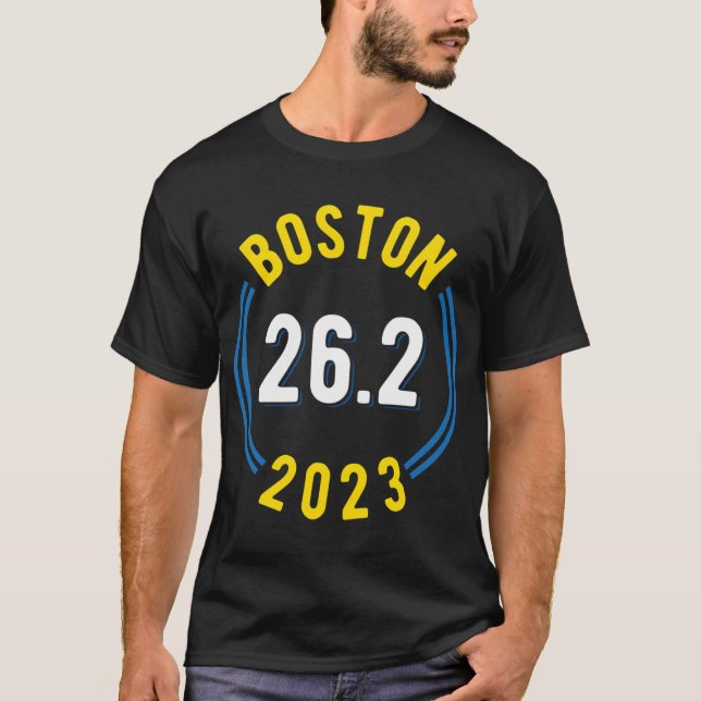 Marathon Boston 2023 T-Shirt (Vorderseite)