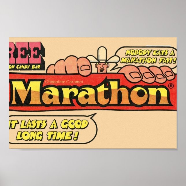 Marathon Candy Bar Poster (Vorne)