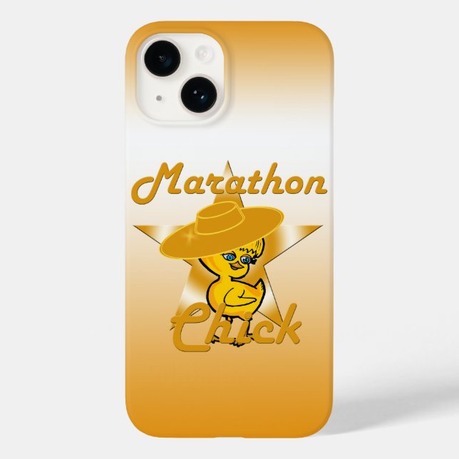 Marathon Chick #10 Case-Mate iPhone Hülle (Rückseite)
