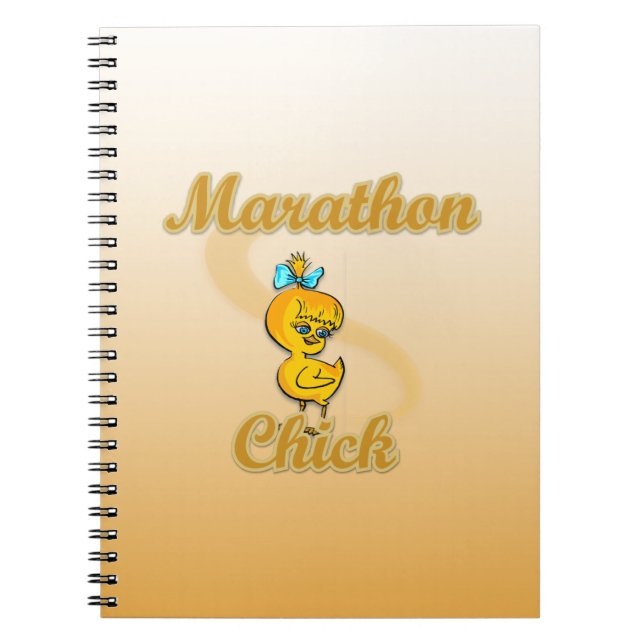 Marathon Chick Notizblock (Vorderseite)