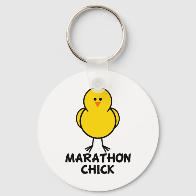 Marathon Chick Schlüsselanhänger (Vorderseite)