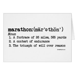 Marathon-Definition