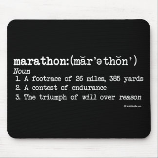 Marathon-Definition Mousepad