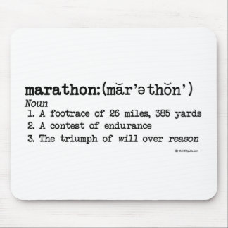 Marathon-Definition Mousepad