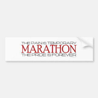 Marathon - der Stolz ist Forever Autoaufkleber