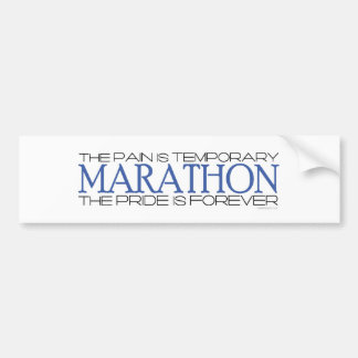Marathon - der Stolz ist Forever Autoaufkleber