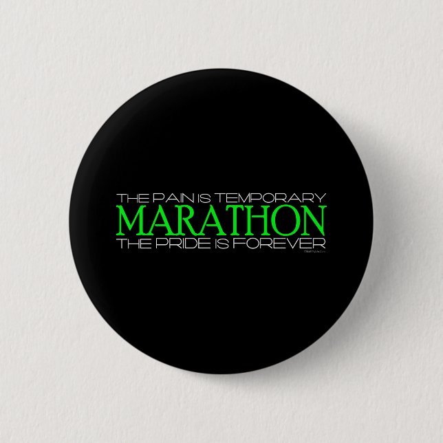 Marathon - der Stolz ist Forever Button (Vorderseite)