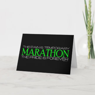 Marathon - Der Stolz ist für immer Karte