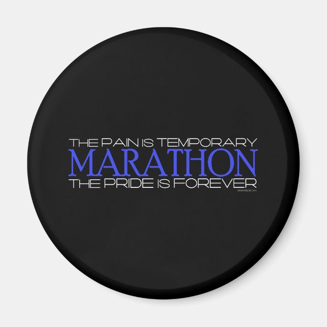 Marathon - Der Stolz ist für immer Magnet (Vorne)