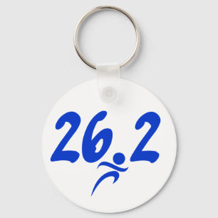 Marathon des Blaus 26,2 Schlüsselanhänger