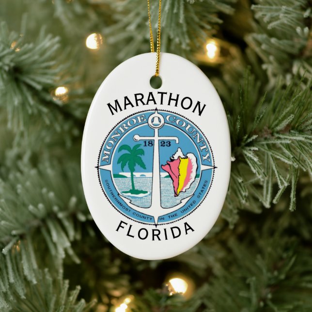 Marathon - Florida Keys Keramik Ornament (Baum)