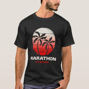 Marathon Florida Keys Sonnenuntergang Design Marat T-Shirt