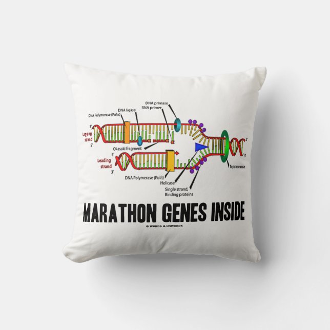 Marathon-Gene innerhalb der DNA-Replikation Kissen (Vorderseite)