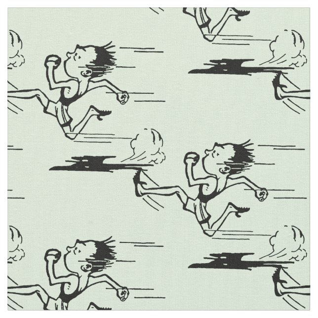 Marathon-Läufer Stoff (Nahaufnahme)