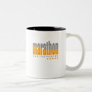 Marathon-Läufer Zweifarbige Tasse
