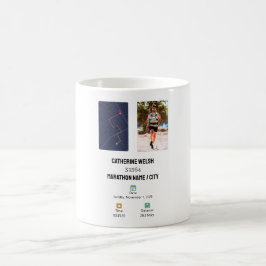 Marathon Marathonläufer Finisher Laufen Läufer Kaffeetasse