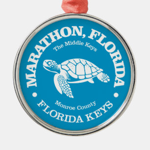 Marathon (Meeresschildkröte) Ornament Aus Metall