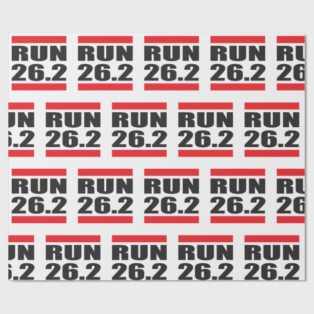 Marathon-Packpapier Geschenkpapier (Flach)