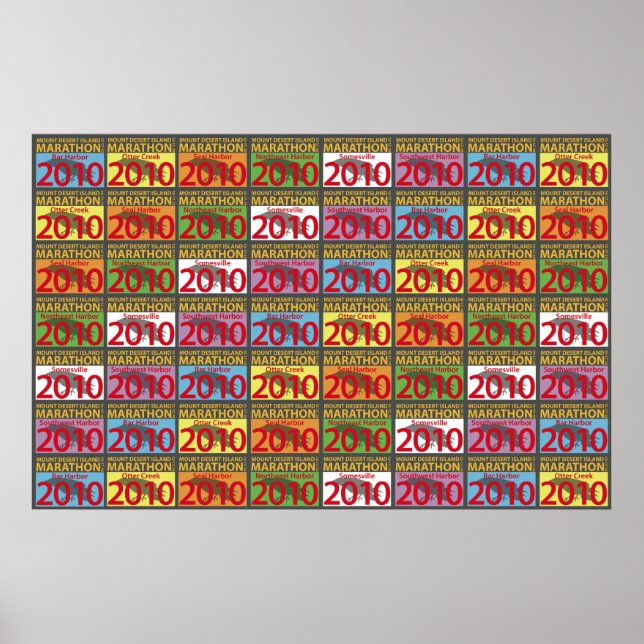 Marathon-Poster 2010 Poster (Vorne)