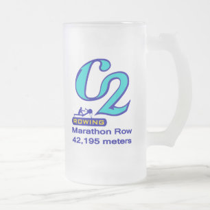 Marathon-Reihe Mattglas Bierglas