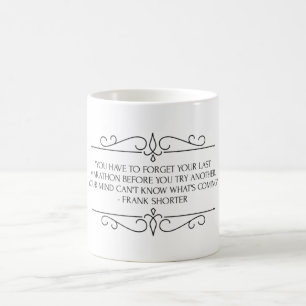Marathon Running Funny Zitat Kaffeetasse