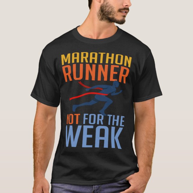 Marathon Running Training Runner Finisher Coach Be T-Shirt (Vorderseite)