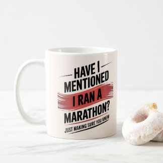 Marathon-Strecke 26,2 Meilen Kaffeetasse