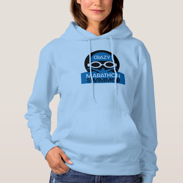 Marathon Swimmer Hoodie (Vorderseite)