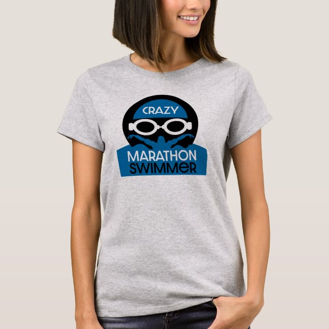 Marathon Swimmer T-Shirt (Vorderseite)