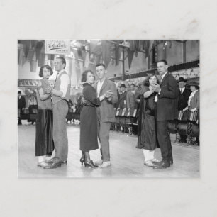 Marathon-Tänzer, 1923 Postkarte