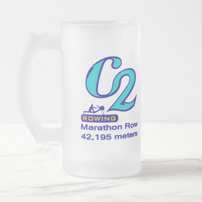 Marathon-Tasse für Leftys Mattglas Bierglas (Links)