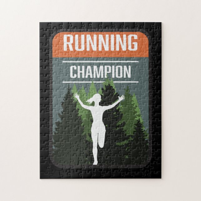 Marathon, Trail Run Champion Puzzle (Vertikal)