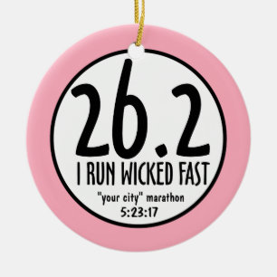 Marathon-Verzierung Keramik Ornament