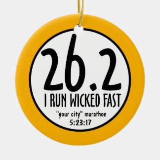 Marathon-Verzierung Keramikornament