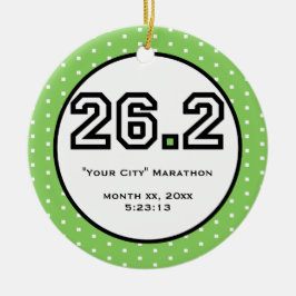 Marathon-Verzierung Keramikornament