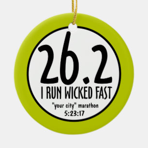 Marathon-Verzierung Keramikornament