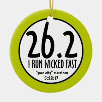 Marathon-Verzierung Keramikornament