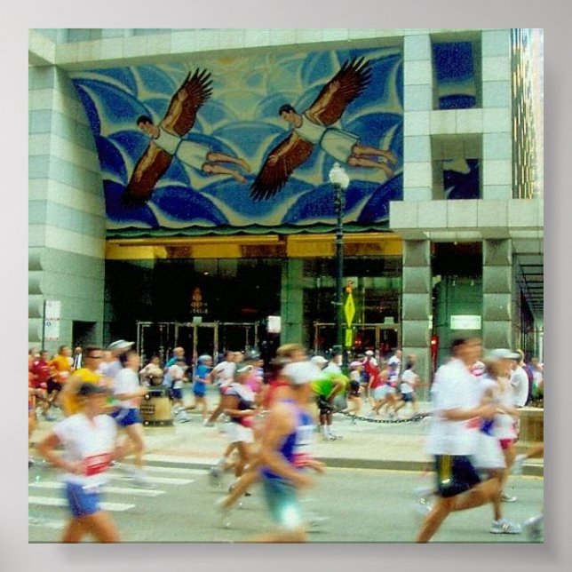 Marathonflug Poster (Vorne)