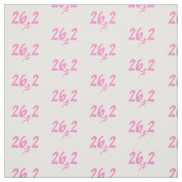 Marathongewebe des Rosas 26,2 Stoff