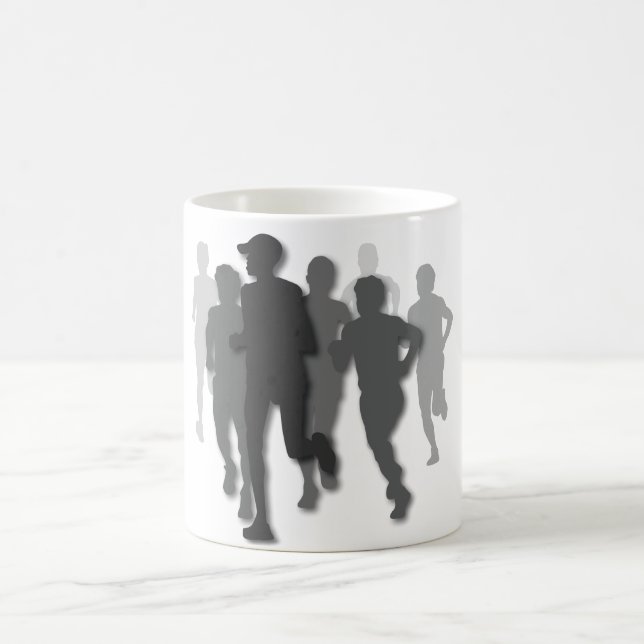 Marathonläufer Kaffeetasse (Mittel)