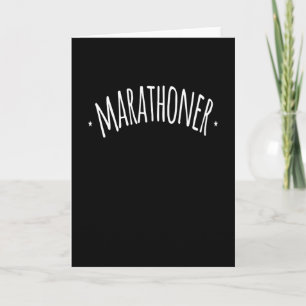 Marathonläufer Karte