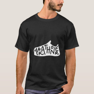 Marathonläufer Marathonläuferin Marathon Laufschuh T-Shirt
