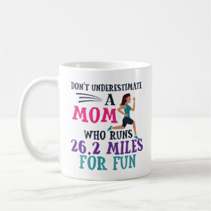 Marathonläufer-Mutter-Kaffeetasse Muttertag Rennen Kaffeetasse