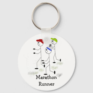Marathonläufer Schlüsselanhänger