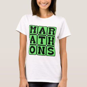 Marathons, Leistung eines Läufers T-Shirt