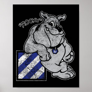 Marauder 3. Infanterieabteilung Rocky The Bulldog Poster