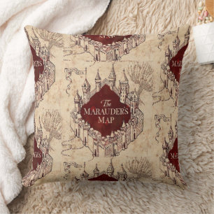 Marauders Map Harry Potter Pillow Kissen