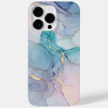 Marbal und Gold Glitzer iPhone 14 Pro Max Fall