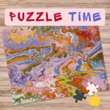 Marbella Art Colorful Flow orange violett