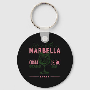 Marbella Leben ist besser in Costa Del Sol Andalus Schlüsselanhänger